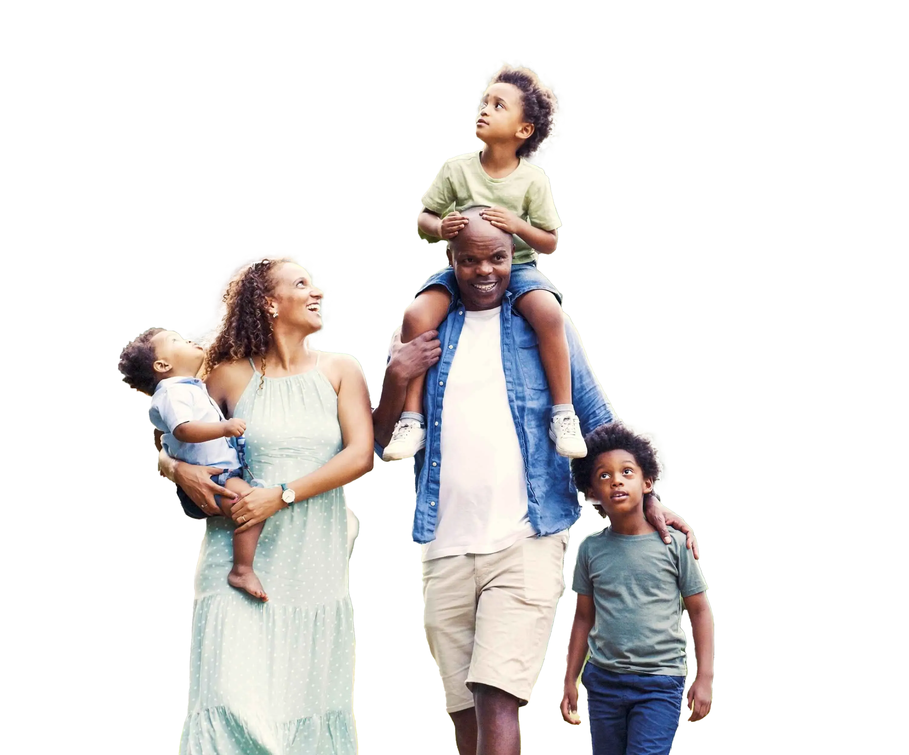 Family walking