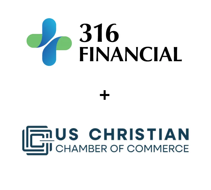 316 Financial + US Christian Chamber of Commerce logos